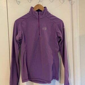 Millet Purple Quarter-Zip Pullover